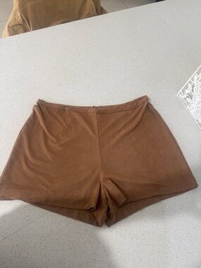 Mimi Chica High-Waist Brown Women's Shorts